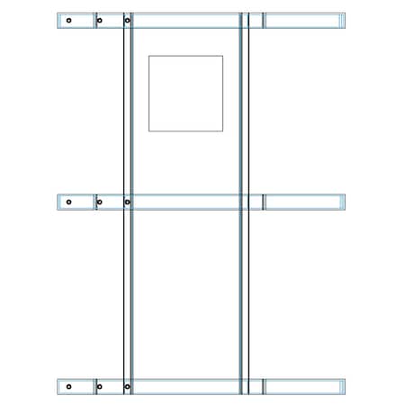 Effizient Universal Cargo Net for 23 in and 28 in Carts, PK 2 EF28730